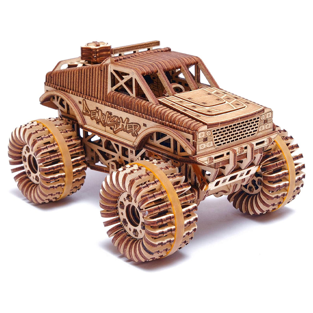 Wood Trick Monster Truck Wooden Model Kit WDTK015