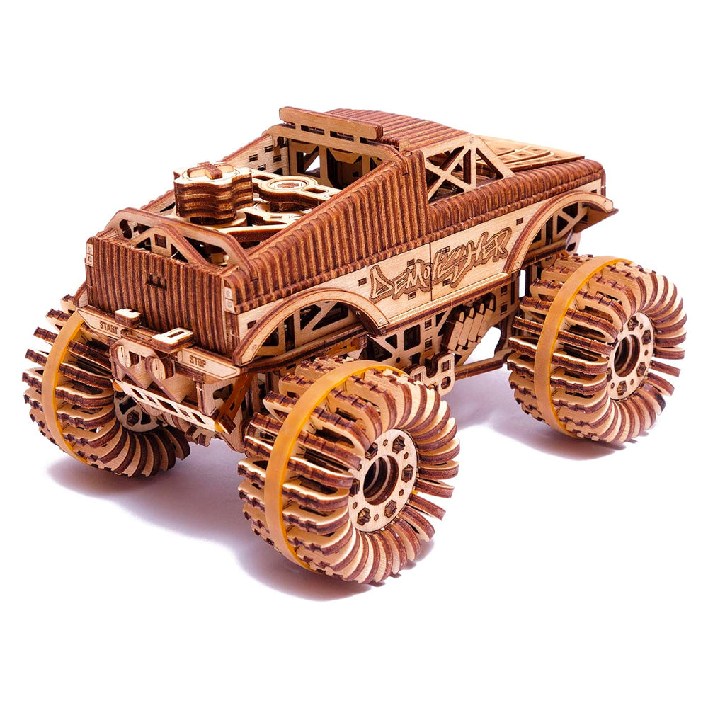 Wood Trick Monster Truck Wooden Model Kit WDTK015