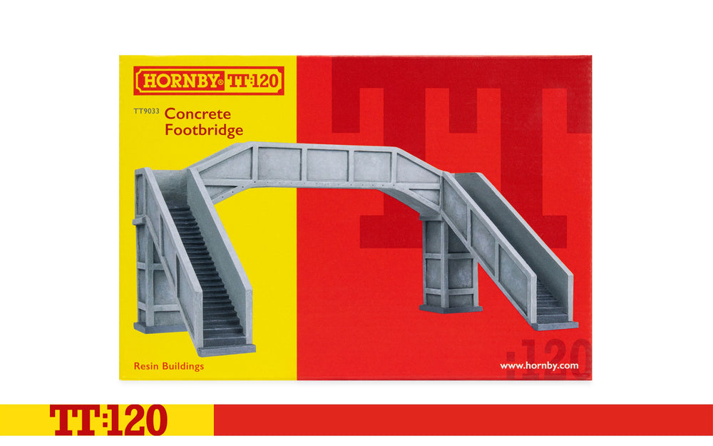 Hornby TT:120 TT9033 Concrete Footbridge