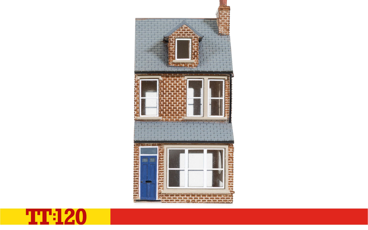 Hornby TT:120 TT9042 End of Terrace House Right  - Red Brick