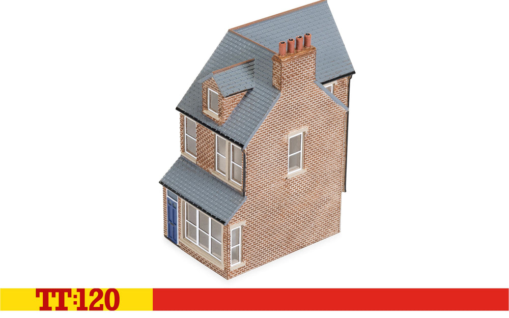 Hornby TT:120 TT9042 End of Terrace House Right  - Red Brick