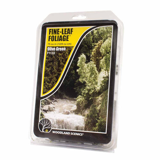 Woodland Scenics F1133 Olive Green Fine Leaf Foliage Scenic Brush Flock