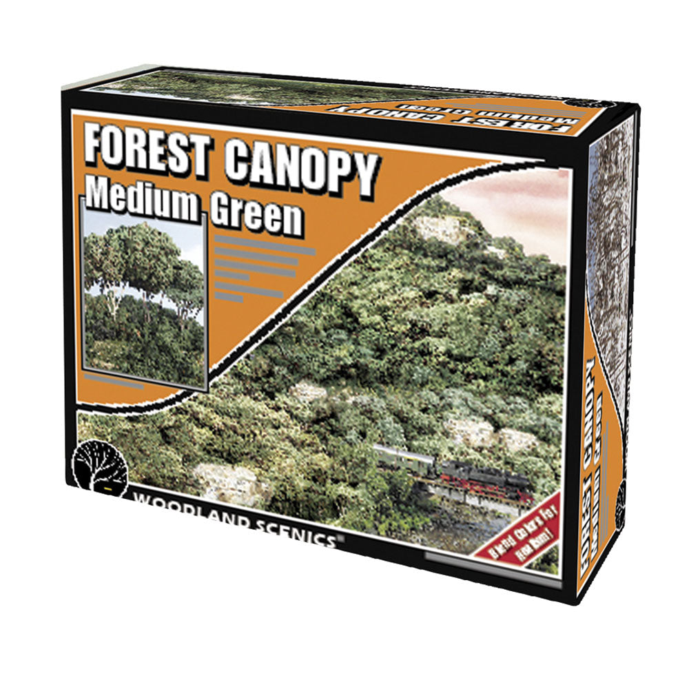 Woodland Scenics F1661 Medium Green Forest Canopy Scenic Brush Foliage Flock