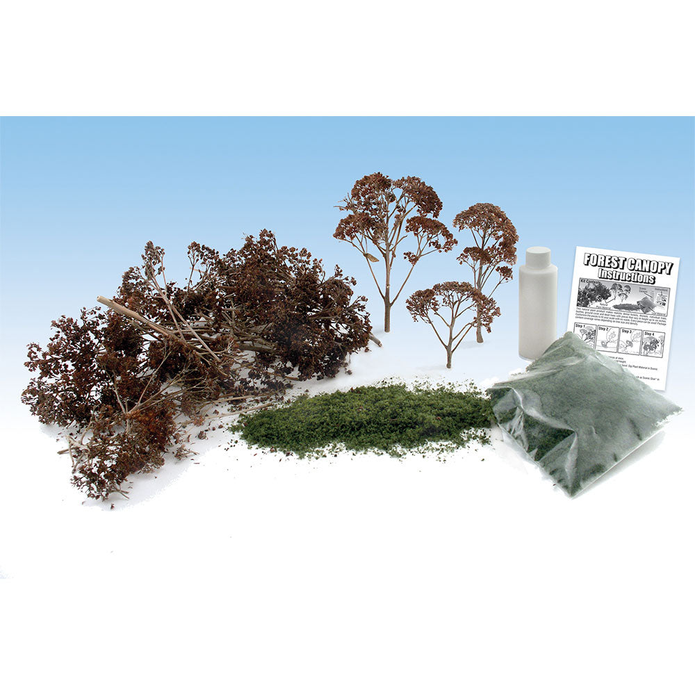 Woodland Scenics F1661 Medium Green Forest Canopy Scenic Brush Foliage Flock