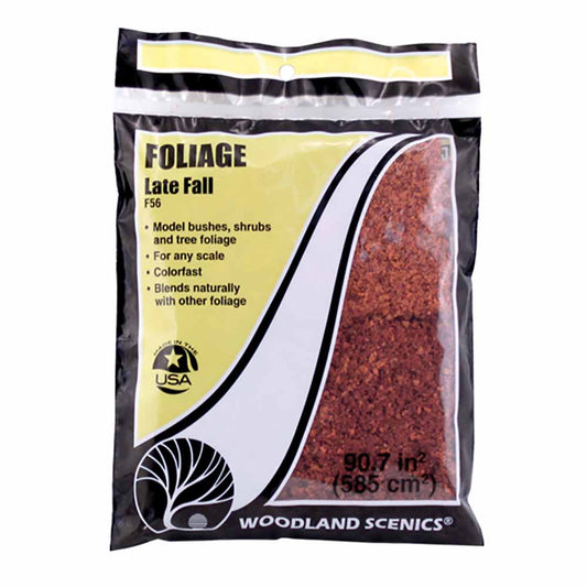 Woodland Scenics F56 Late Fall Mix Foliage Flock Scenic Brush Foliage Flock