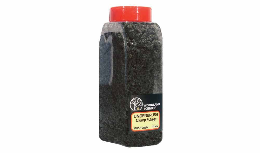 Woodland Scenics FC1638 Forest Green Underbrush Scenic Brush Foliage Flock