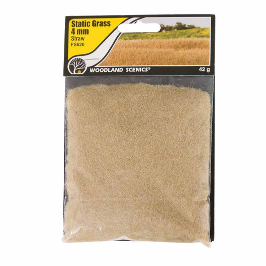 Woodland Scenics FS620 4mm Static Grass Straw Scenic Brush Foliage Flock