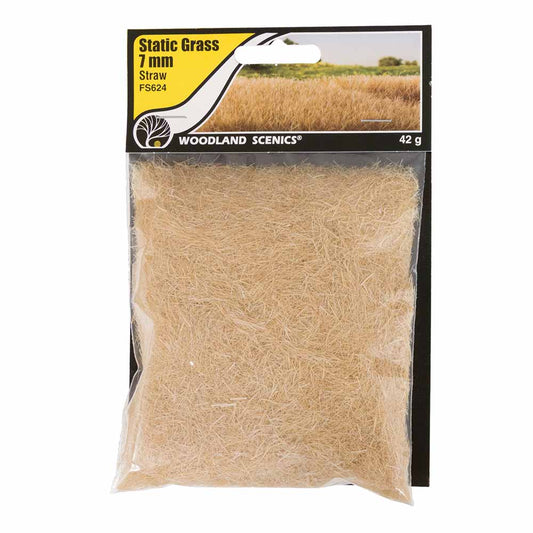 Woodland Scenics FS624 7mm Static Grass Straw Scenic Brush Foliage Flock