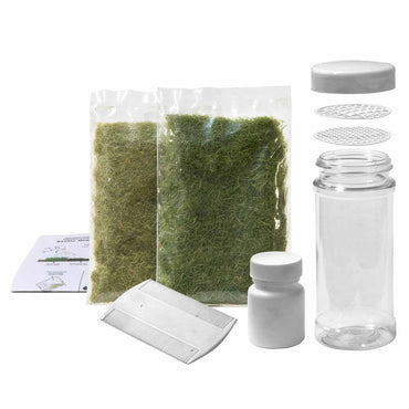 Woodland Scenics FS647 Static Grass Starter Kit Scenic Brush Foliage Flock
