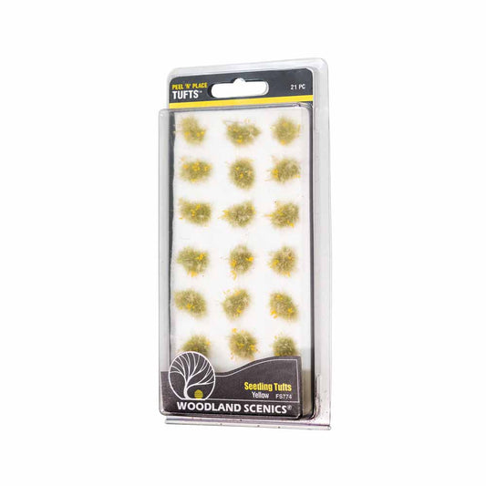 Woodland Scenics FS774 Yellow Seeding Tufts Scenic Brush Foliage Flock