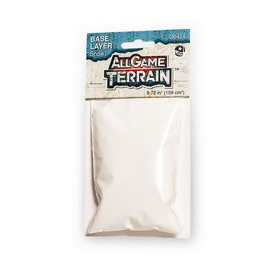 All Game Terrain 6424 Snow Base Layer Wargaming Miniature Base Terrain & Diorama
