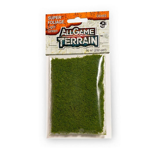 All Game Terrain 6493 Light Green Super Foliage Wargaming Miniature Base Terrain & Diorama