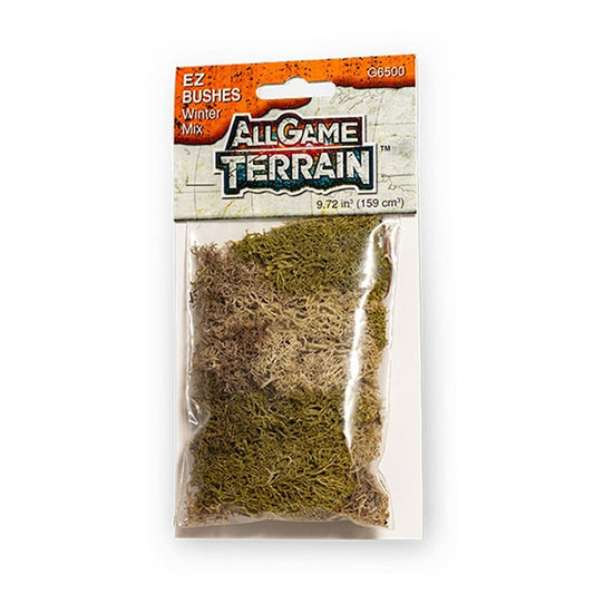 All Game Terrain 6500 Winter Mix EZ Bushes Wargaming Miniature Base Terrain & Diorama