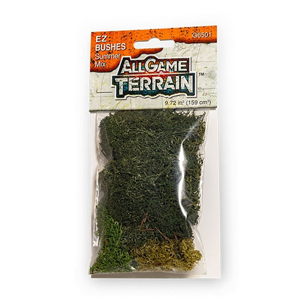 All Game Terrain 6501 Summer Mix EZ Bushes Wargaming Miniature Base Terrain & Diorama