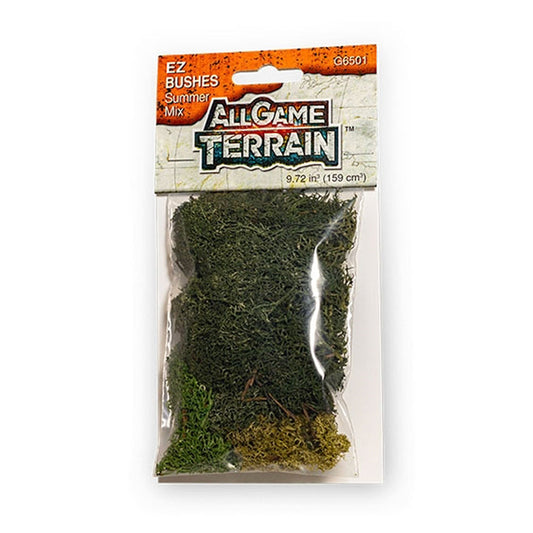 All Game Terrain 6501 Summer Mix EZ Bushes Wargaming Miniature Base Terrain & Diorama