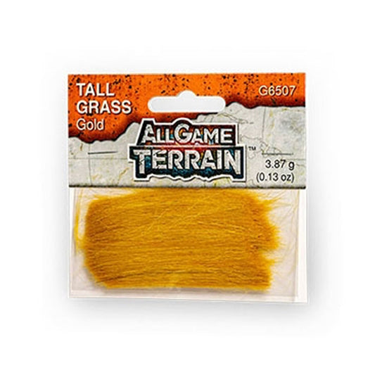 All Game Terrain 6507 Gold Tall Grass Wargaming Miniature Base Terrain & Diorama