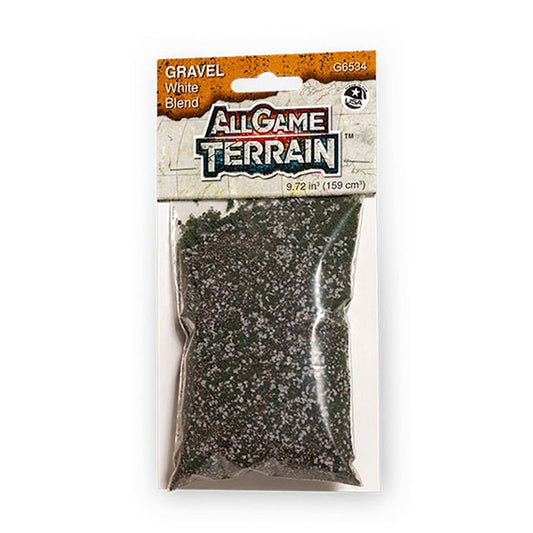All Game Terrain 6534 White Blend Gravel Wargaming Miniature Base Terrain & Diorama