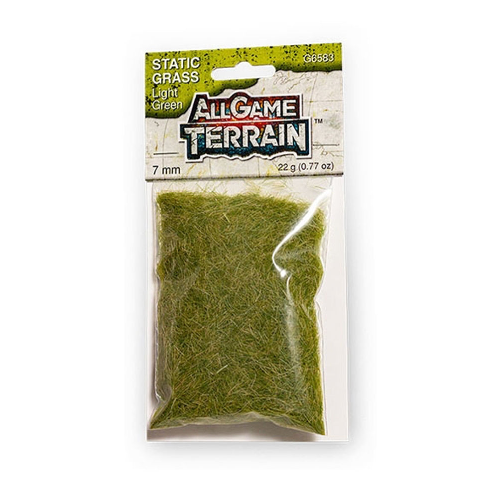 All Game Terrain 6583 7 mm Light Green Static Grass Wargaming Miniature Base Terrain & Diorama