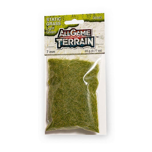 All Game Terrain 6583 7 mm Light Green Static Grass Wargaming Miniature Base Terrain & Diorama