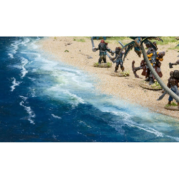 All Game Terrain 6603 White Water Highlight Wargaming Miniature Base Terrain & Diorama