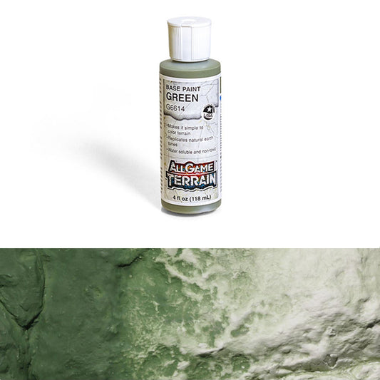 All Game Terrain 6614 Green Base Paint Wargaming Miniature Base Terrain & Diorama
