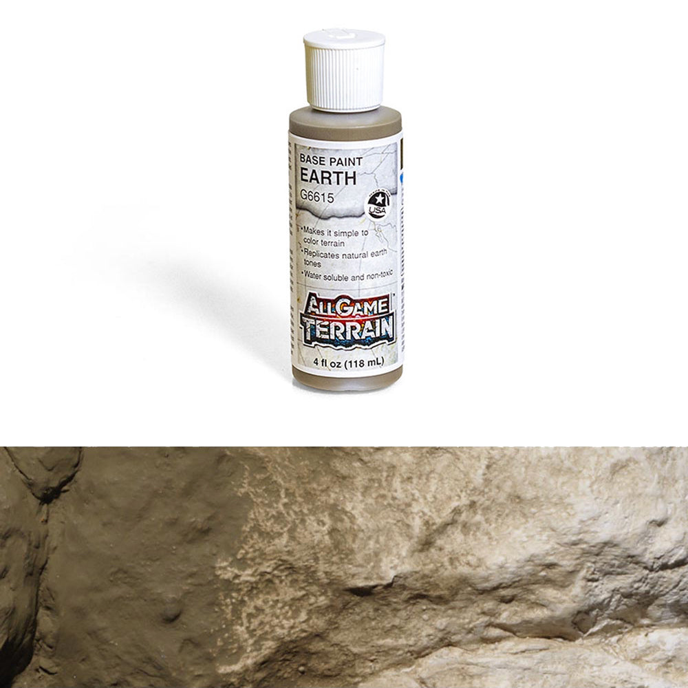 All Game Terrain 6615 Earth Base Paint Wargaming Miniature Base Terrain & Diorama
