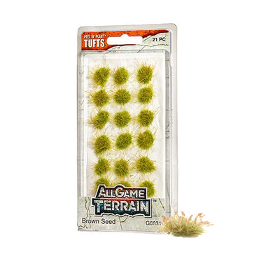 All Game Terrain 6631 Brown Seed Tufts Wargaming Miniature Base Terrain & Diorama