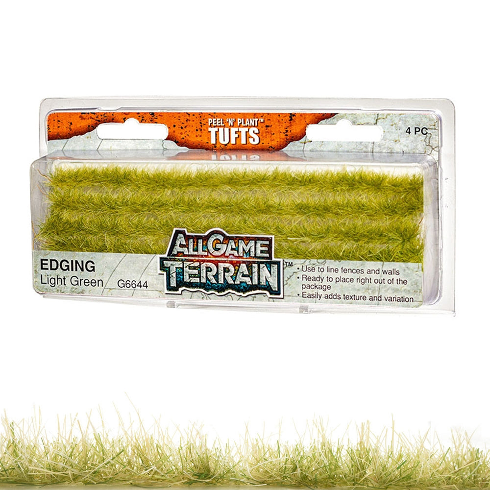 All Game Terrain 6644 Light Green Edging Wargaming Miniature Base Terrain & Diorama