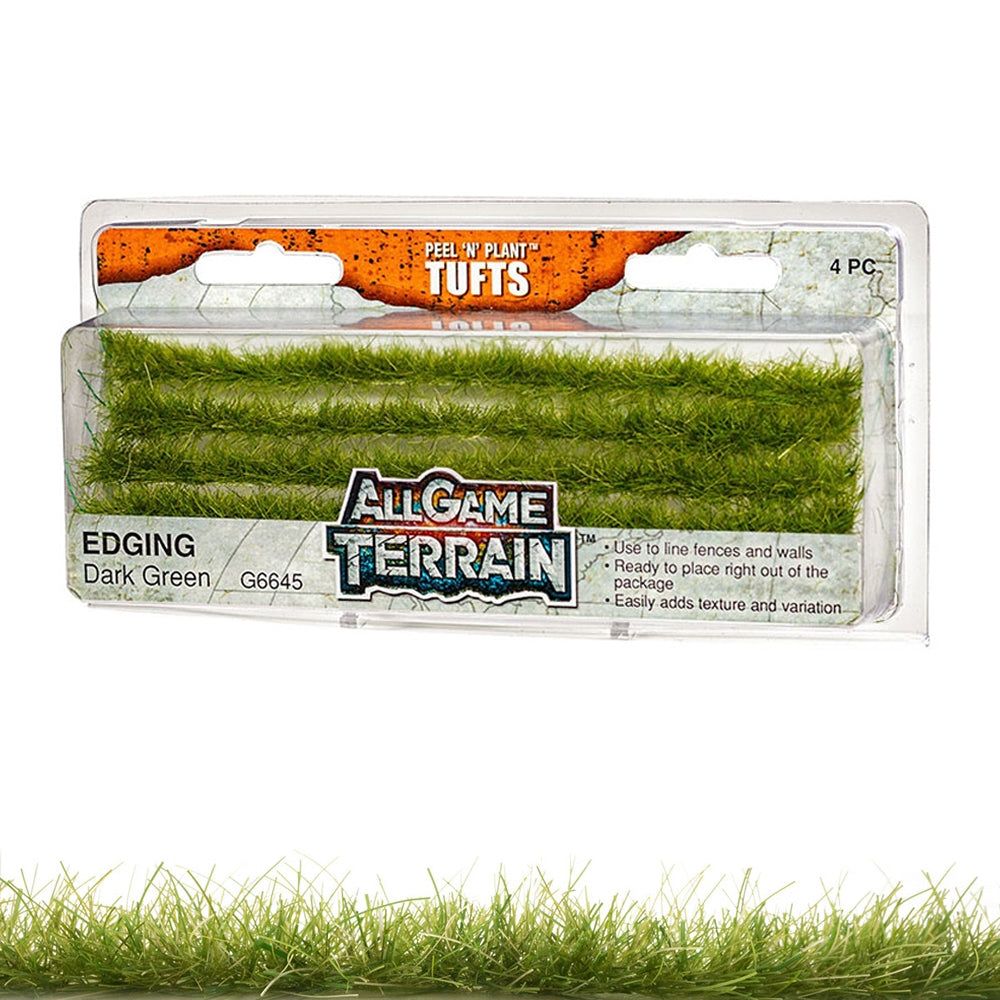 All Game Terrain 6645 Dark Green Edging Wargaming Miniature Base Terrain & Diorama