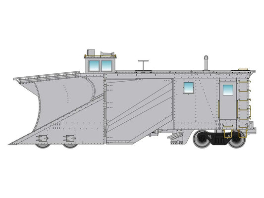 Walthers Proto Russell Snowplow MOW Grey WH920-110038 HO Gauge