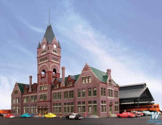 Walthers Cornerstone Milwaukee Everett Street Station Building Kit HO Gauge WH933-2946