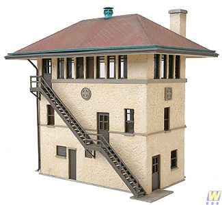 Walthers Cornerstone Santa Fe Interlocking Tower Building Kit HO Gauge WH933-2983