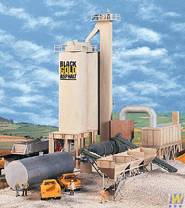 Walthers Cornerstone Black Gold Asphalt Hot Mix Plant Building Kit HO Gauge WH933-3085