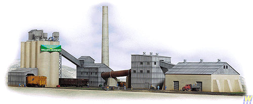 Walthers Cornerstone Valley Cement Plant Building Kit HO Gauge WH933-3098