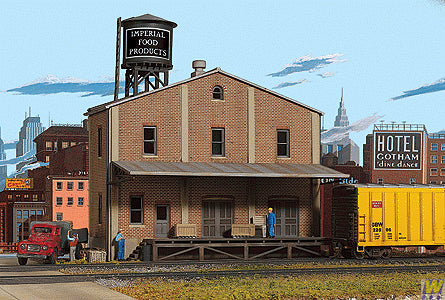 Walthers Cornerstone Imperial Food Products Background Building Kit HO Gauge WH933-3184