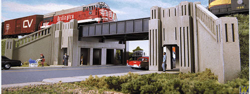 Walthers Cornerstone Art Deco Highway Underpass Building Kit HO Gauge WH933-3190