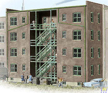 Walthers Cornerstone Parkview Terrace Background Building Kit N Gauge WH933-3263