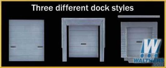 Walthers Cornerstone Loading Bay Docking Doors Building Kit N Gauge WH933-3268