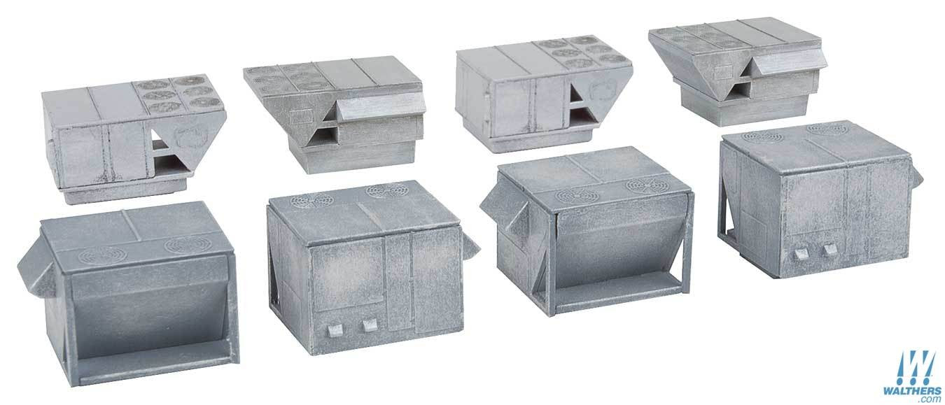 Walthers Cornerstone Heating/Ventilation/Air Conditioning Units Building Kit N Gauge WH933-3269