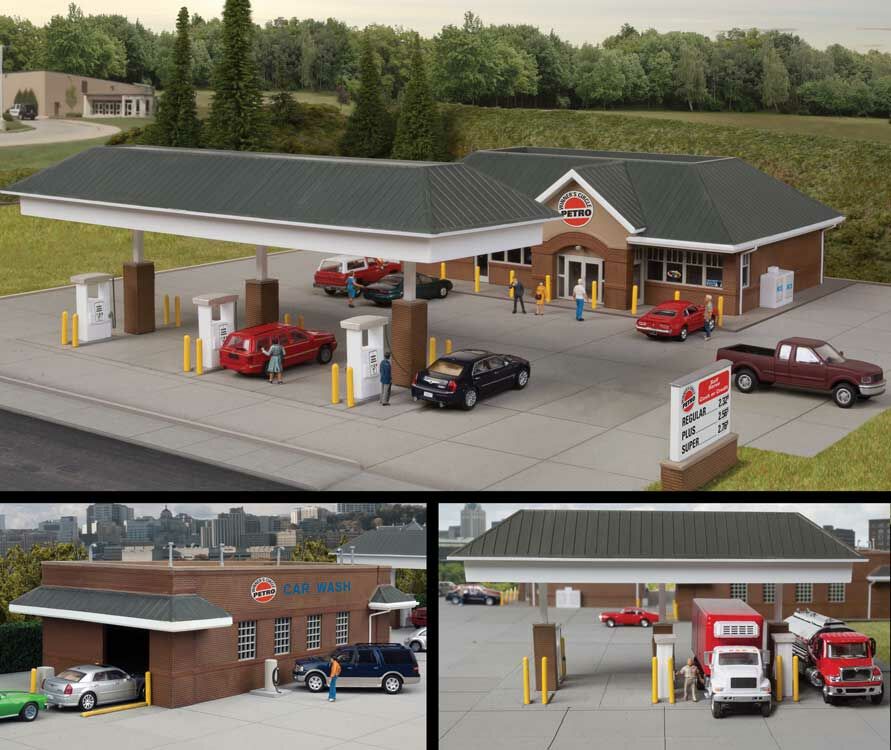 Walthers Cornerstone Modern Travel Centre Building Kit HO Gauge WH933-3538