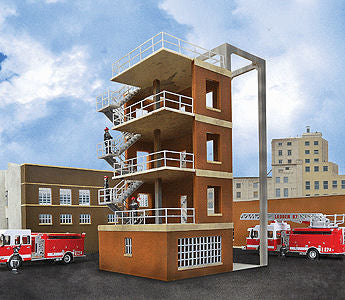 Walthers Cornerstone Fire Department Drill Tower Building Kit HO Gauge WH933-3766