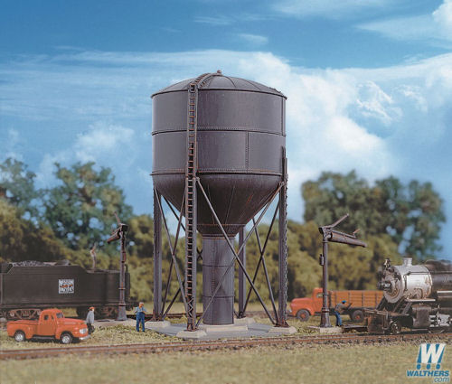 Walthers Cornerstone Steel Water Tank Building Kit N Gauge WH933-3817