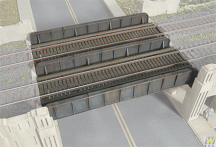 Walthers Cornerstone Through Plate Girder Bridge Building Kit N Gauge WH933-3820