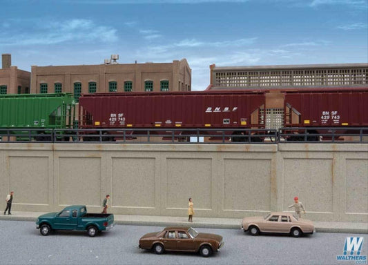 Walthers Cornerstone Urban Retaining Walls Building Kit N Gauge WH933-3882