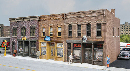 Walthers Cornerstone Merchants Row IV Building Kit HO Gauge WH933-4040