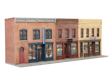 Walthers Cornerstone Merchants Row Background Buildings Kit WH933-4072 HO Gauge