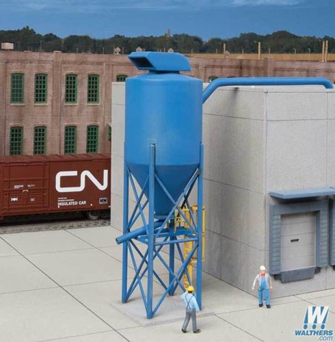 Walthers Cornerstone Modern Particulate Dust Cyclone Building Kit HO Gauge WH933-4087