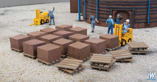 Walthers Cornerstone Brick Stacks Building Kit HO Gauge WH933-4103