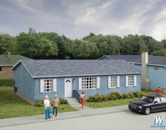 Walthers Cornerstone Modern Sectional House Building Kit HO Gauge WH933-4150