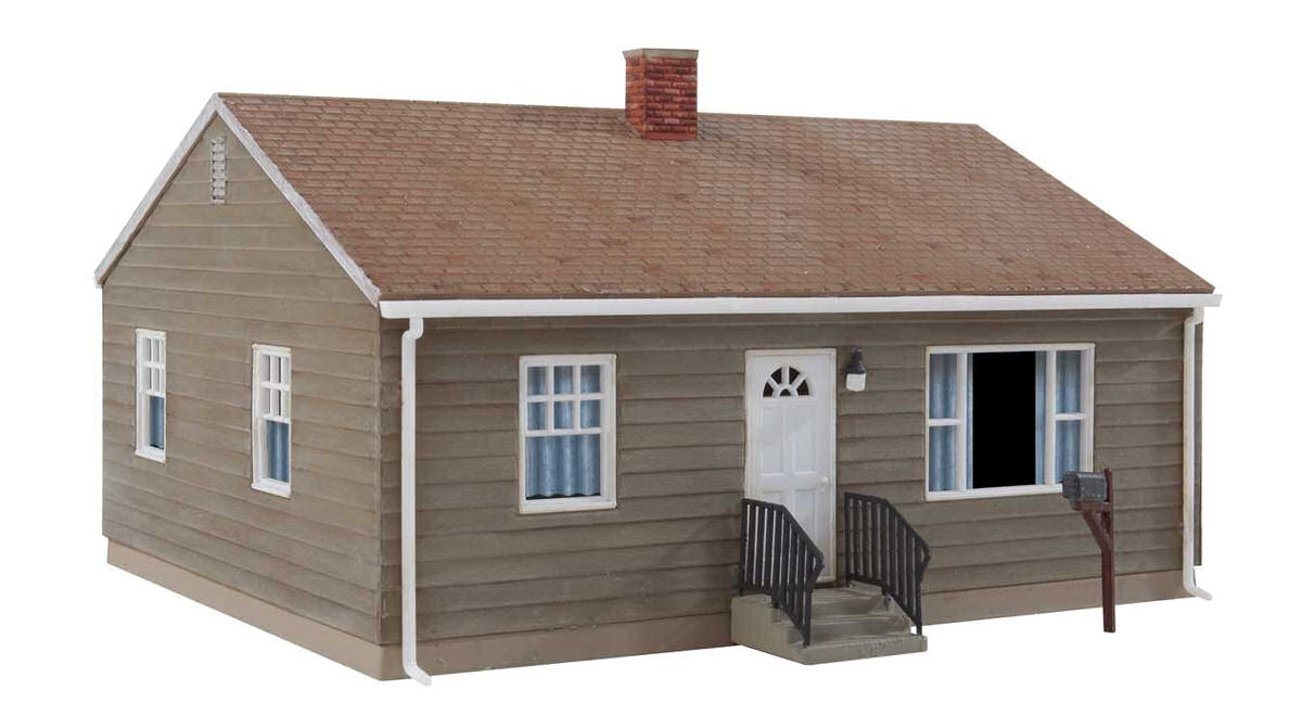 Walthers Cornerstone Postwar Prefab House Building Kit HO Gauge WH933-4152